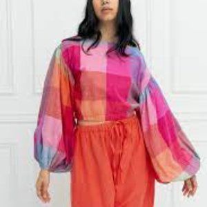 Rujuta Seth Elizabeth Top in Prism Chex